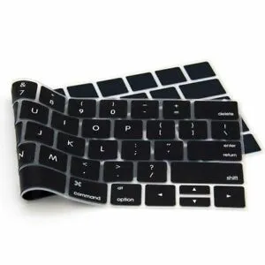 PROTECTOR DE TECLADO PARA PORTÁTIL MACBOOK 13" NEGRO, vista 2